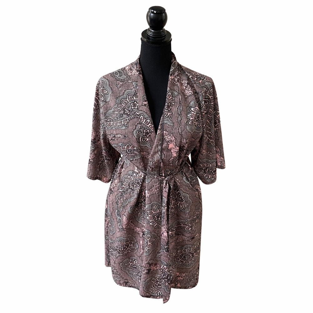 Pea in the Pod Paisley Maternity Wrap Top Kimono Sleeve S